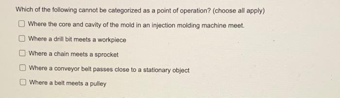 Which of the following cannot be categorized as a