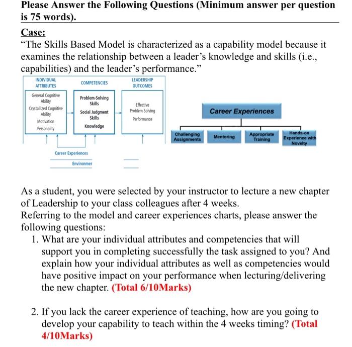 LEADERSHIP SEVENTH EDITION Skills Approach
