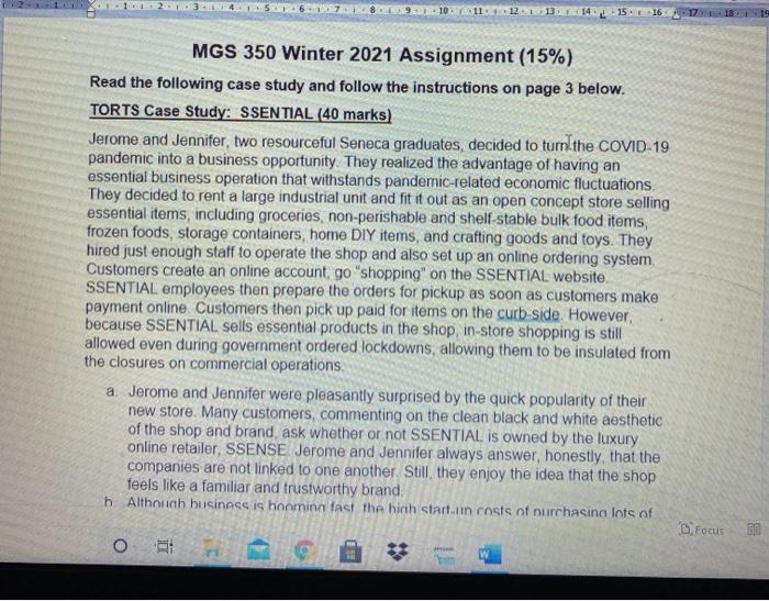 S6 11 12 13 14 15 16 MGS 350 Winter 2021