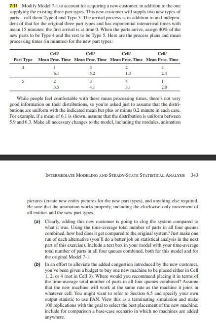 Modify Model 7-1 to account for acquiring a new