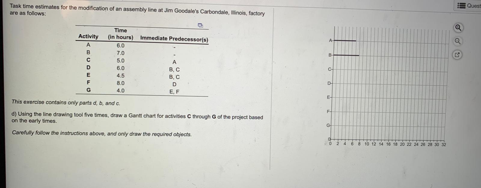 it doesn't show me except this I posted Quest