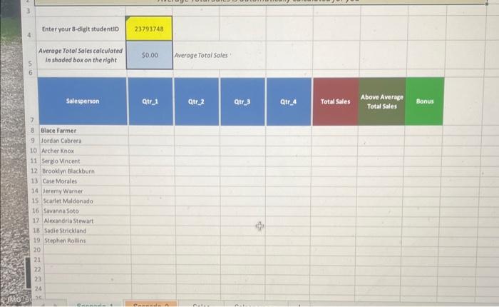 Task 2: Scenario 1: For this problem, assume you