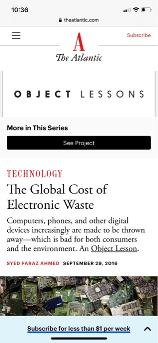 The Dark Side of Technology Read The Global Cost