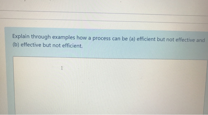 Explain through examples how a process can be (a)