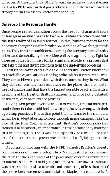 What does the Tipping Point chapter teach us