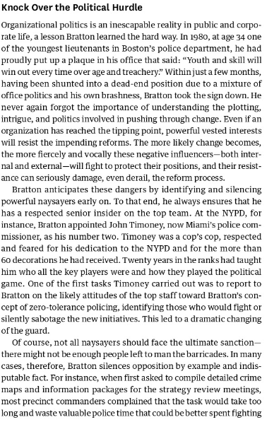 What does the Tipping Point chapter teach us