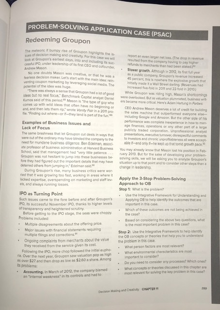 PROBLEM SOLVING APPLICATION CASE (PSAC),