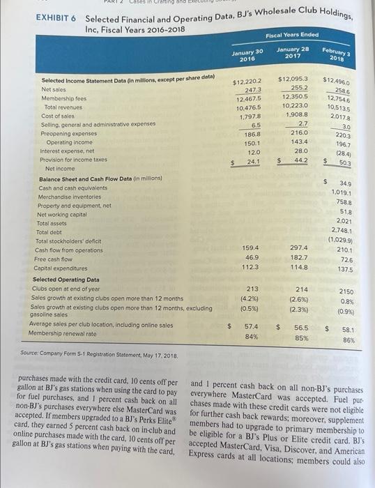 Based on the data in case Exhibits 1 ans 4, is