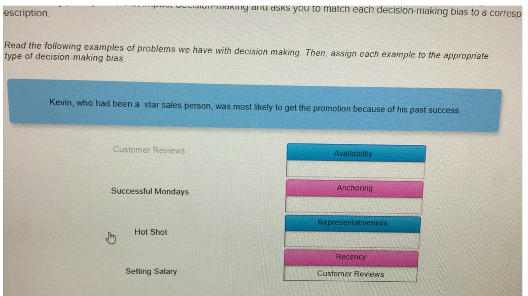 Decision-Making Biases This activity is important