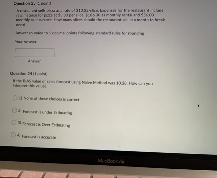 reply fast for a thumbs up please Question 23 (1