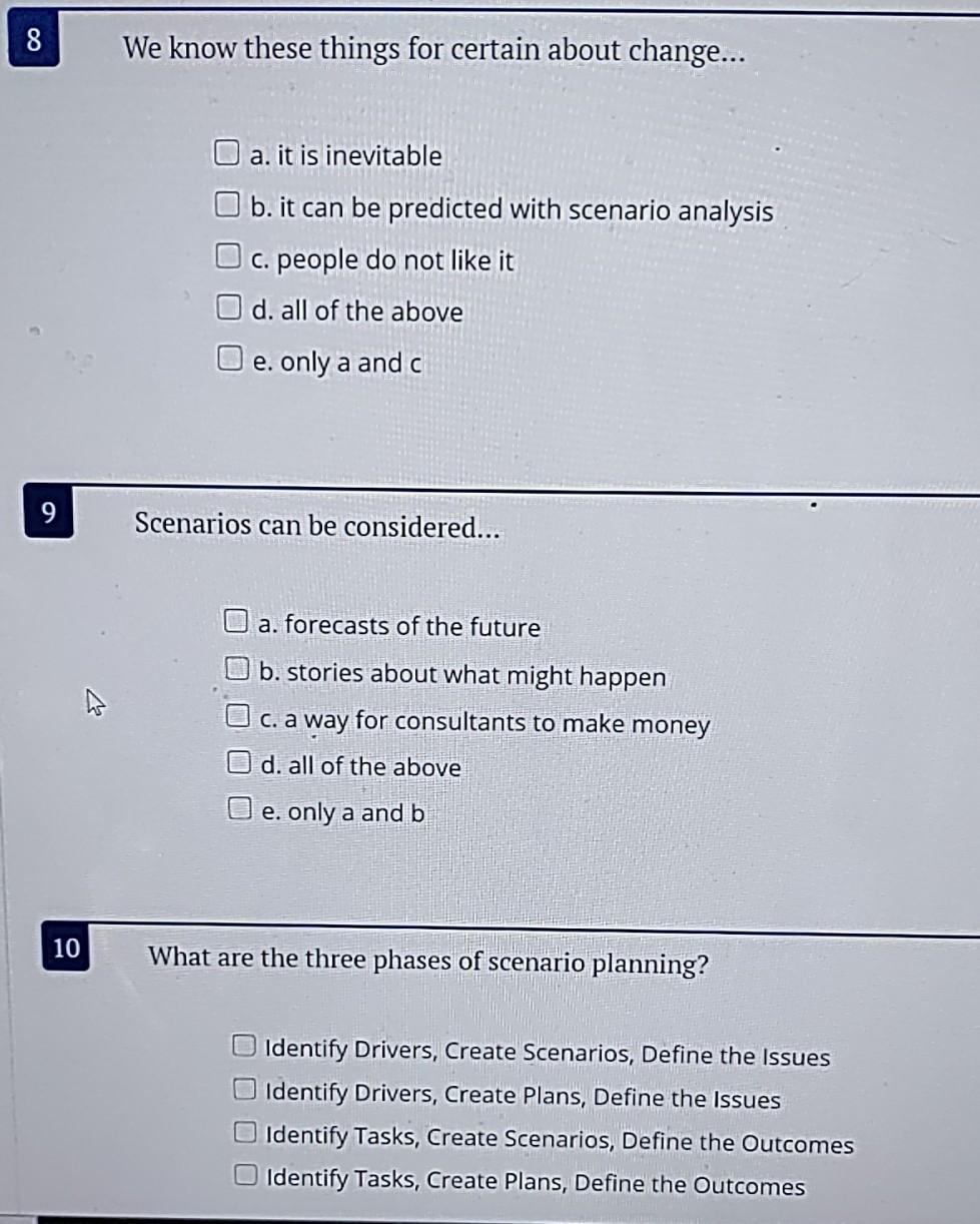 8 We know these things for certain about