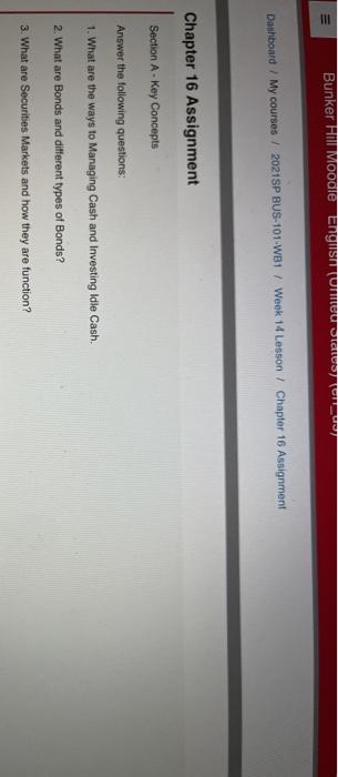 III Bunker Hi Moodle English (ume IALUS)