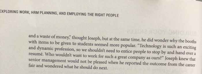 Going forward, what method of HR planning should