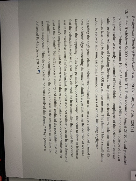 Presbyterian Church of Woodward et al., 120 Okla.
