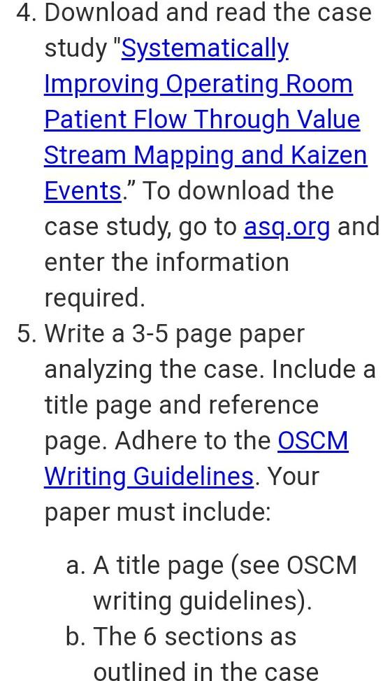 Write a 3-5 page paper analyzing the case.