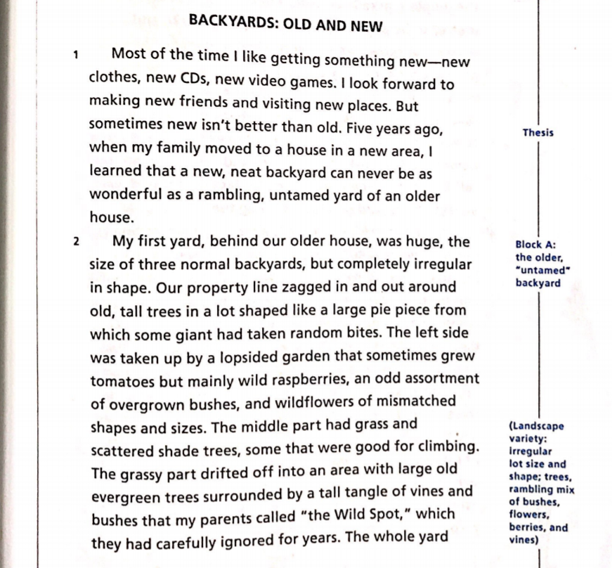 Identify the following: 1.Thesis Statement 2.