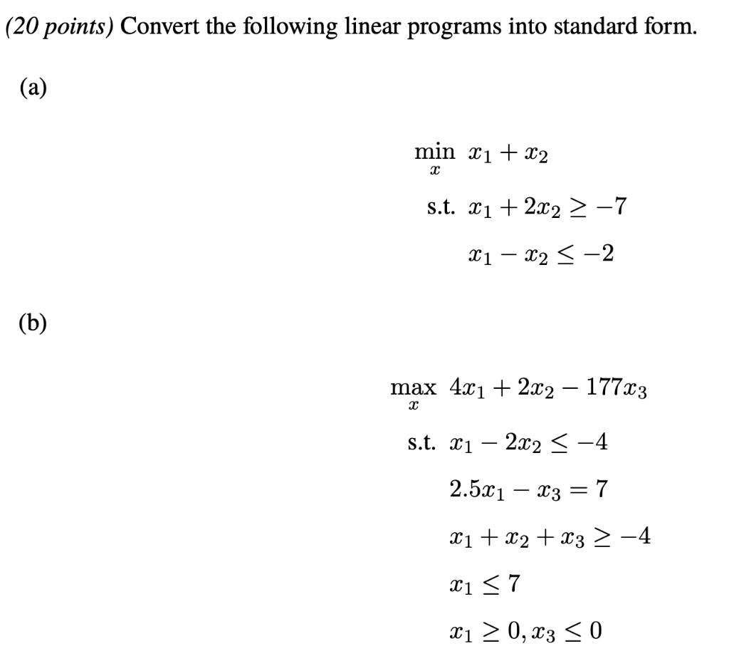(A) (B) (10 points) Consider the following
