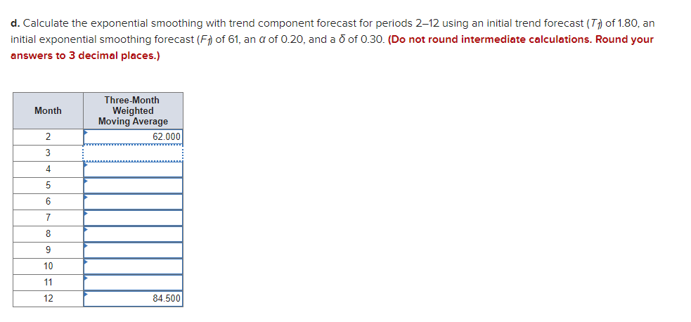 Problem 3-22 (Algo) Your manager is trying to