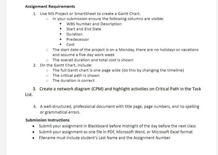 Subject : Project Management kindly solve this