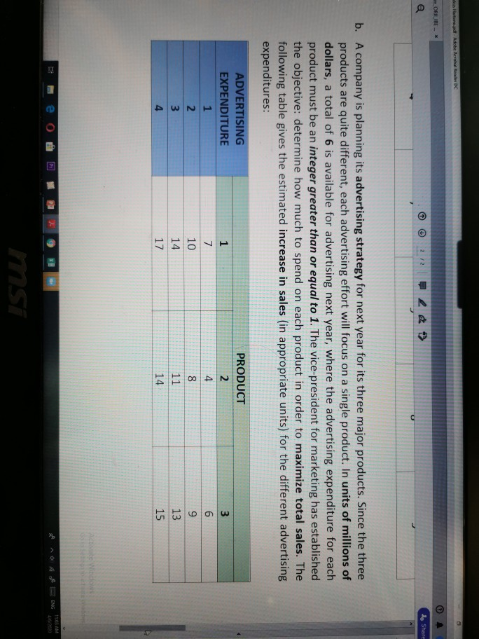 Use dynamic programming table to solve this