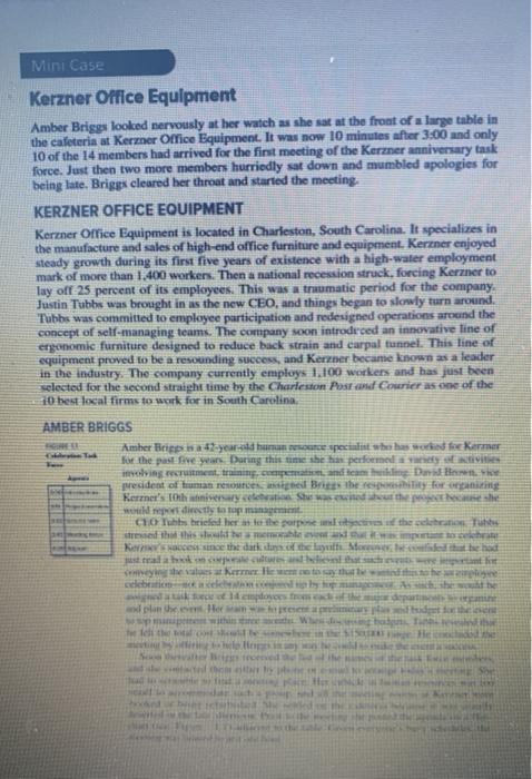Mini Case Kerzner Office Equipment Amber Briggs