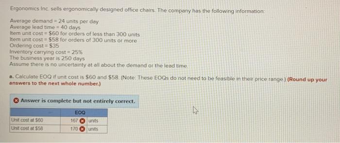 Ergonomics Inc sells ergonomically designed