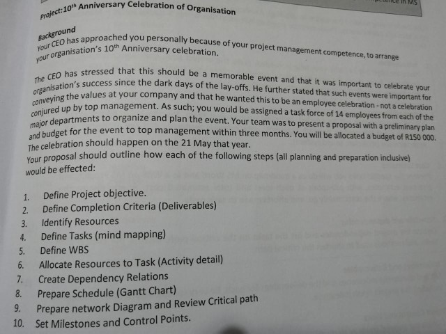 aniversary Celebration of Organisation le in MS