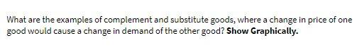 What are the examples of complement and