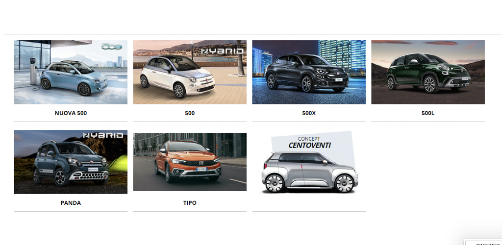 you will find three FIAT products and you need to