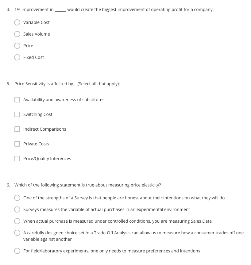 1. Which of the following are included in the 7