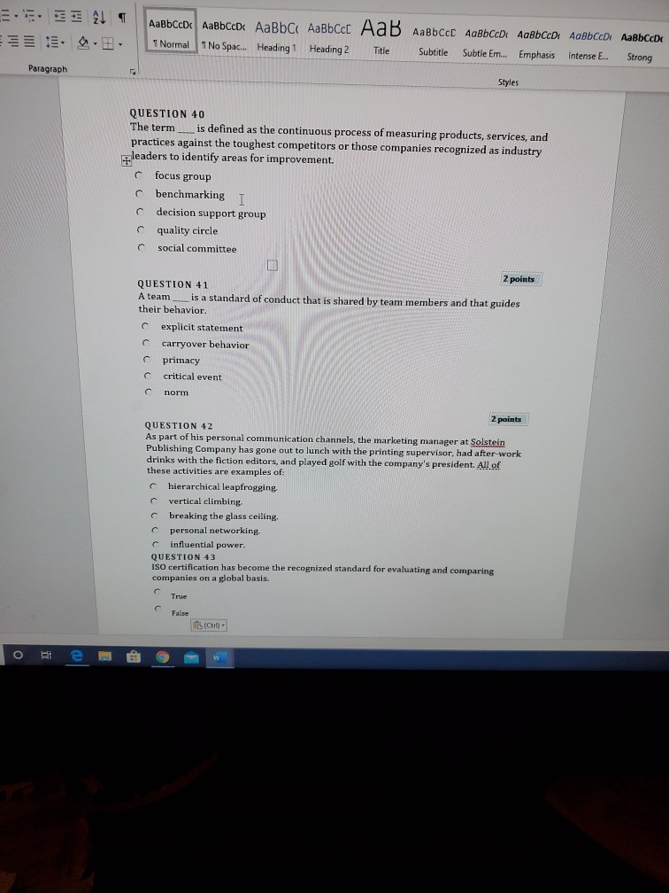 = . . 2 1 Normal 1 No Spac.. Heading 1 Heading 2