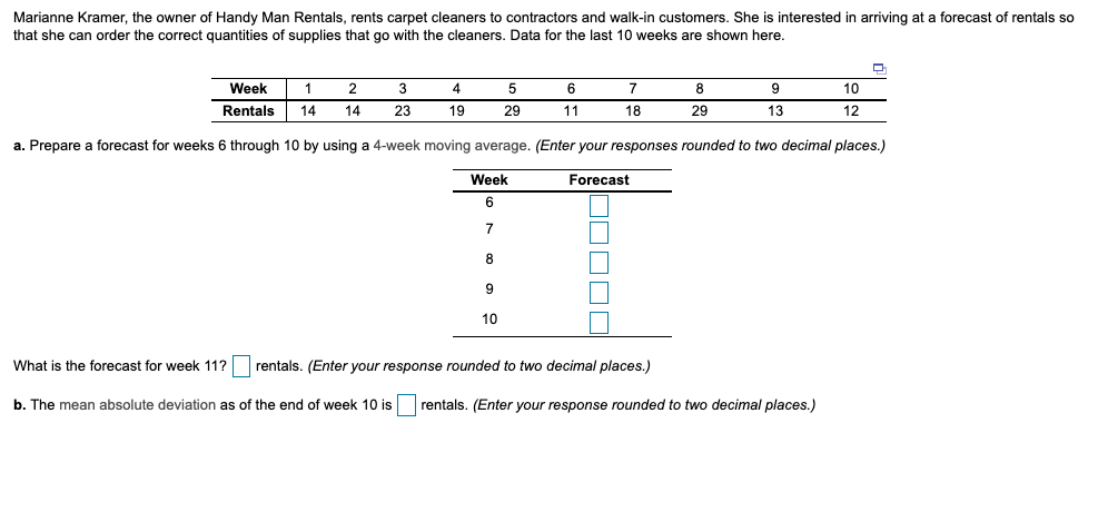 Marianne Kramer, the owner of Handy Man Rentals,