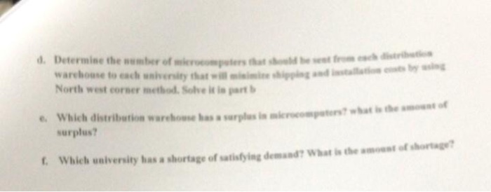 Question 1: ons Unlimited sells microcomputers to