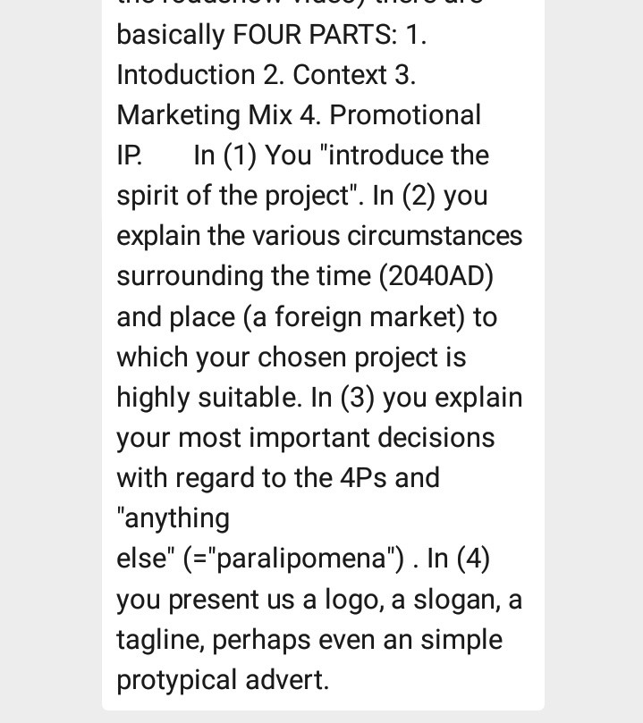 here my project, my product will focus on many