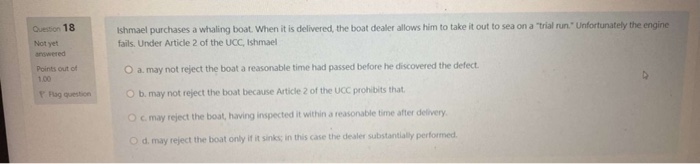 Question 16 Not yet answered Darrell hires Jill