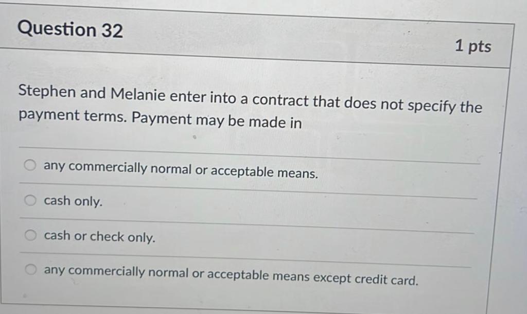 Tom contracts to work exclusively for Big Co