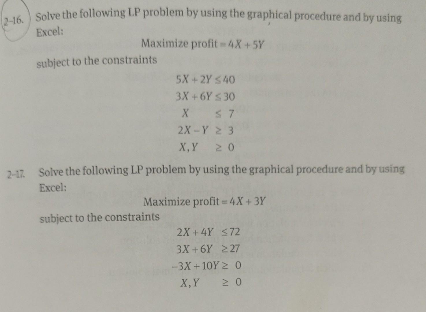 solve 16. Solve the following LP problem by using