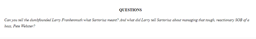 Read the mini case below and answer the question