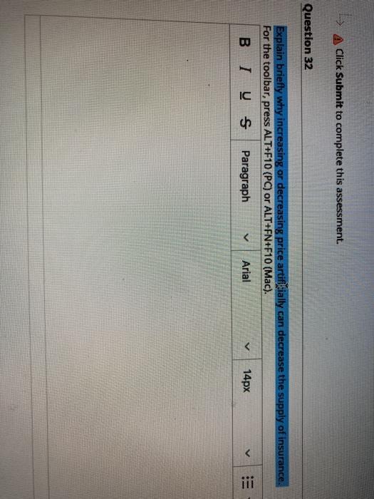 Click Submit to complete this assessment.