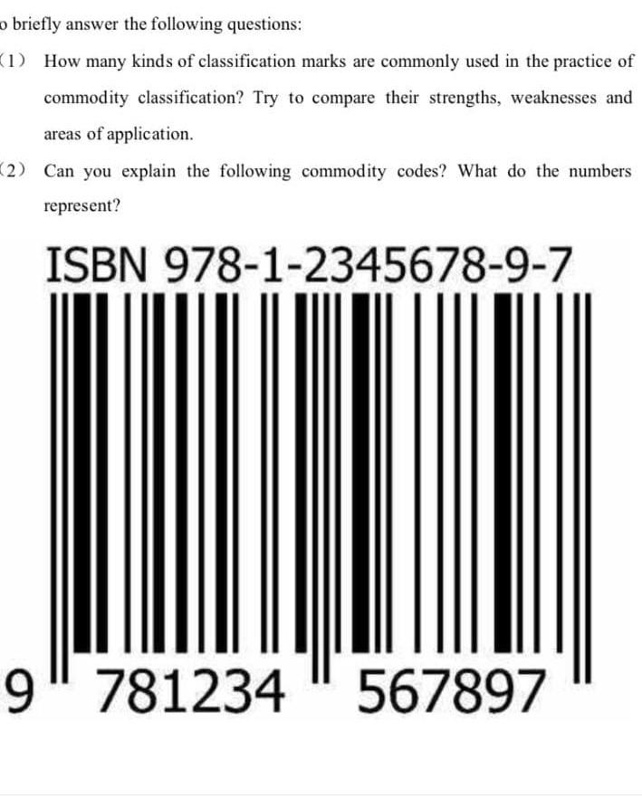 o briefly answer the following questions: (1) How