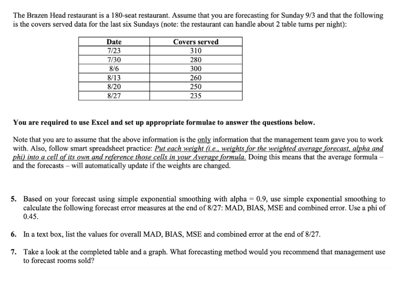 The Brazen Head restaurant is a 180-seat