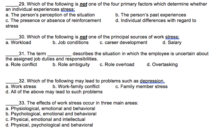 _29. Which of the following is not one of the