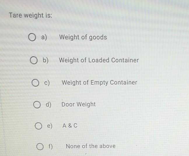 Question 94/100 (1 p.) Which of the following