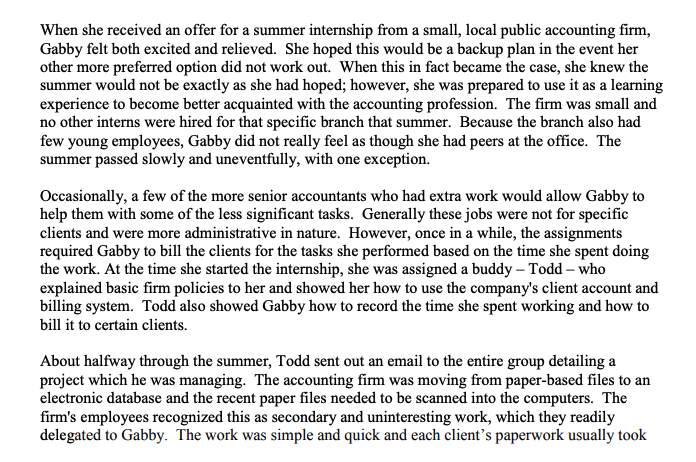 1. How could Gabby question authority effectively