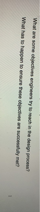 it realtes to the first question What has to