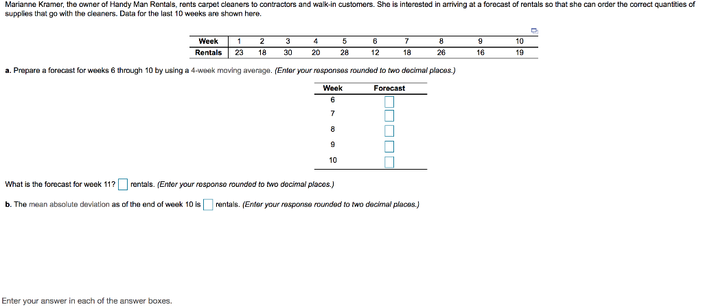 Marianne Kramer, the owner of Handy Man Rentals,