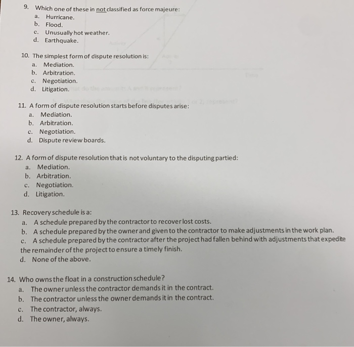 9. Which one of these in not classified as force