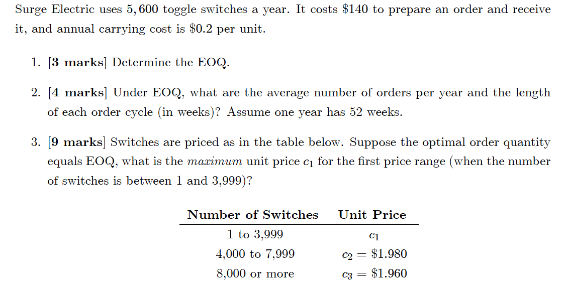 Surge Electric uses 5, 600 toggle switches a