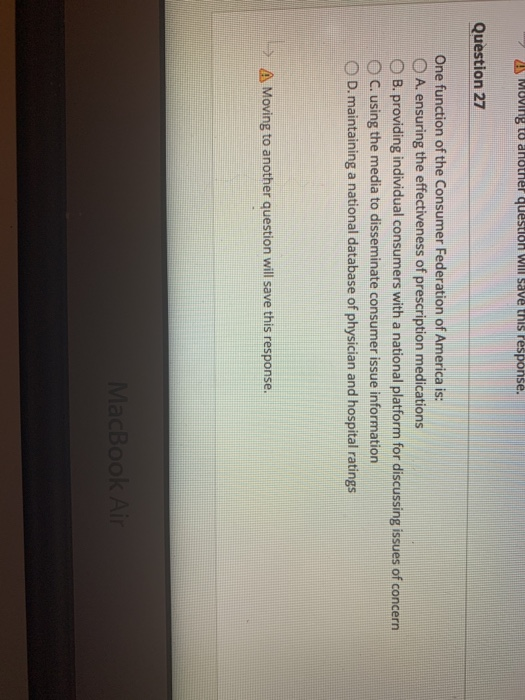 > Moving to another question will save this