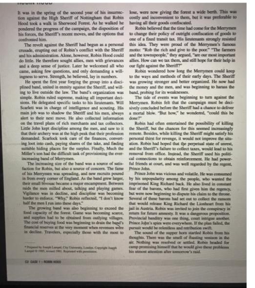 1. What is Robin Hoods Current strategy? 2. What